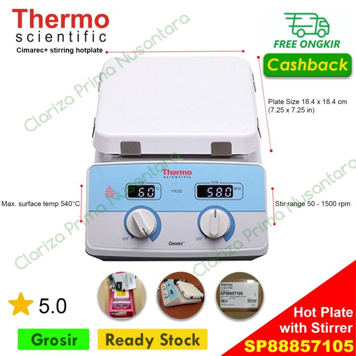 

PROMO SPECIAL Hotplate Stirrer Thermo Scientific Cimarec 2 sp88857105