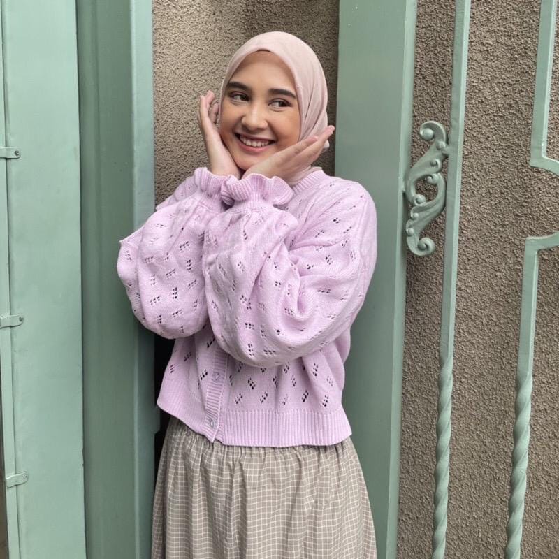 BEFAST - ZEC Cardigan ZOYA Knit Rajut / RJT Poppy Cardigan Knit / Cardigan Wanita Keluaran Terbaru / Pakaian Kekinian Remaja ABG / Outer Wanita Trendy / Fashion Ala Style Wanita Korean / Cardigan Rajut Terlaris / Outift Wanita Modis