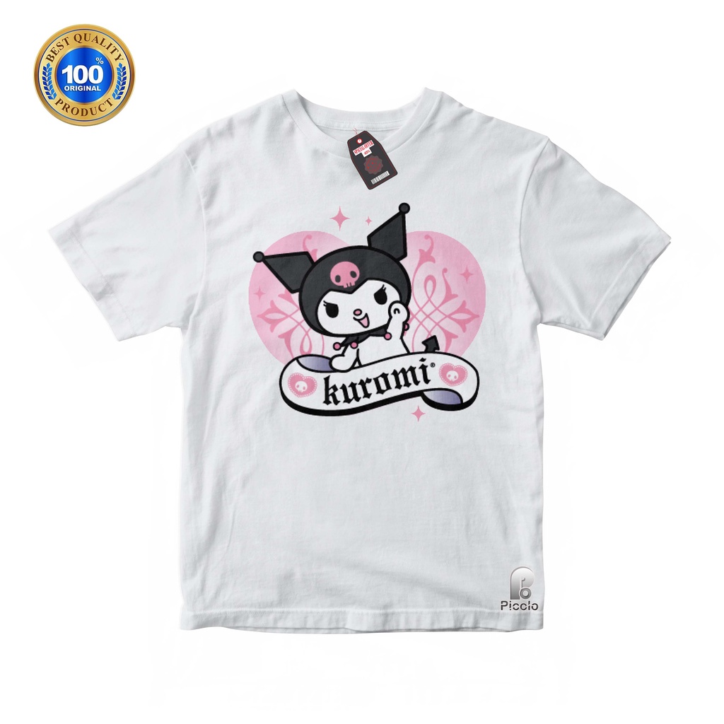 BAJU ANAK KAOS ATASAN ANAK MY MELODY KUROMI Bahan COTTUN (FREE NAMA)