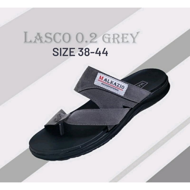 Sandal KULIT Pria 38-44 Jepit Kasual Pesta Lasco IMPORT Sendal Capit Keren