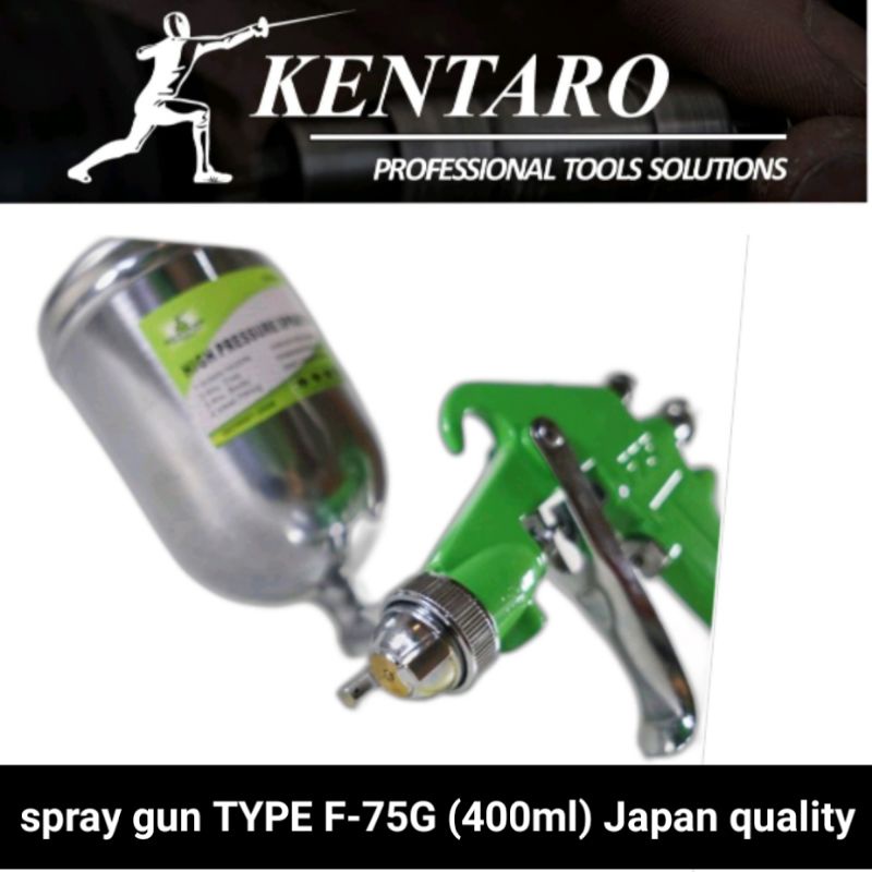 SPRAY GUN F-75G / SEMPROTAN CAT (400ml) KENTARO JAPAN QUALITY