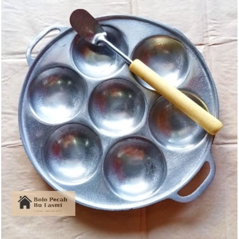 Lostklik Cetakan Lubang Isi 7 / Cetakan Kue Apem / Cetakan Cilor Maklor / Cetakan Kue Bikan