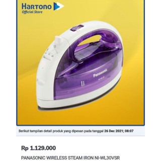 Jual Setrika Wireless steam