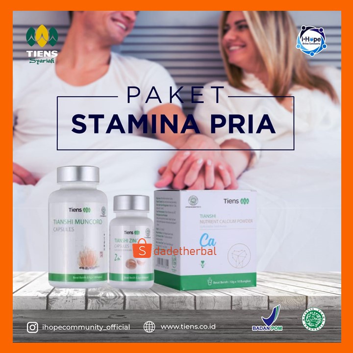 Paket Stamina Pria Herbal Tiens