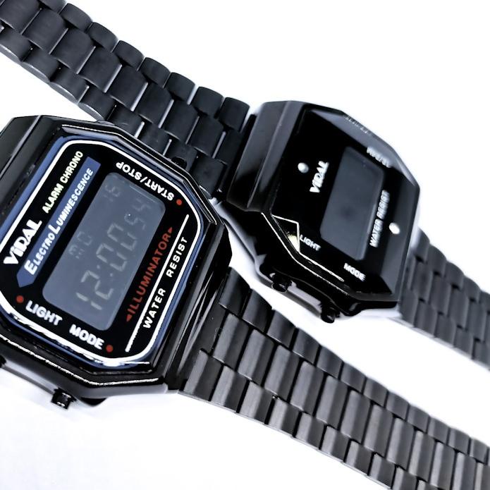 [KD1]JAM TANGAN DIGITAL RANTAI UNISEX VIRAL 168-1 ANTI AIR 30M WATERPROOF TAHAN AIR JAM TANGAN RANTA