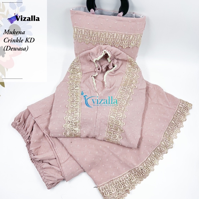 [CUCI GUDANG] Mukena Crinkle KD/ Mukena Dewasa/ Grosir Mukena