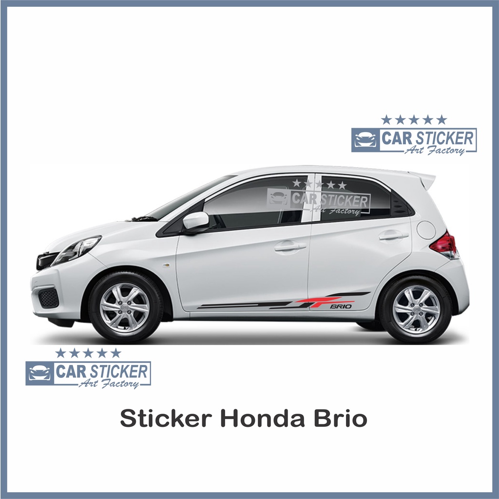 BR03 sticker variasi mobil brio sticker honda brio sticker list body honda brio sticker brio rs stic