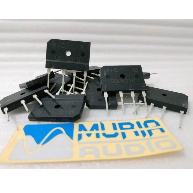 READY DIODE BRIDGE 50A GBJ5010 ORIGINAL / DIODA SISIR 50 AMPERE 1000V ☣ 894