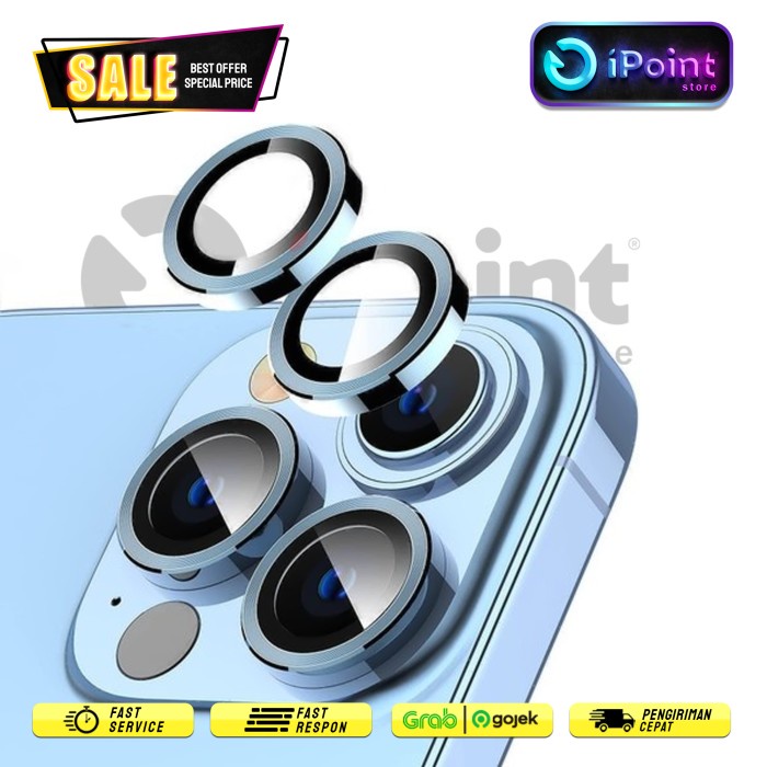 Anti Gores Kamera Ring Kamera Iphone 13 Pro / Max 3 Kamera