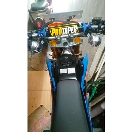 [L-W8W-㊚] Kaca Spion Supermoto KLX CRF X-RIDE sepeda motor beatstreet WR jalu cembung bulat lebar sp