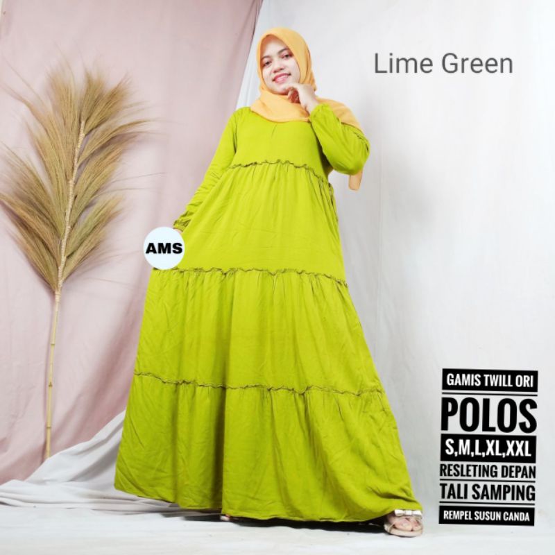 Gamis Twill Ori Polos