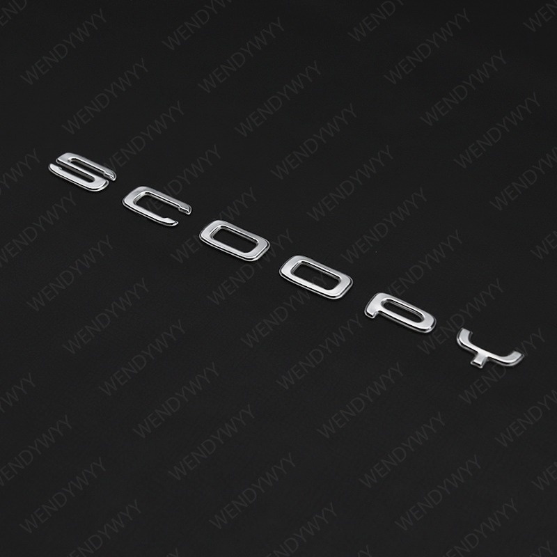 2pcs 1set Stiker 3D Soft PNP Emblem Honda Scoopy Deluxe Multicolor Untuk Dekorasi Motor Kiri Kanan