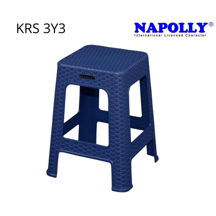 Kursi Bakso Anyaman Rotan Plastik Napolly 3R3 / 3Y3 kursi warung WARNA TULIS DI CATATAN / DIKIRIM RANDOM