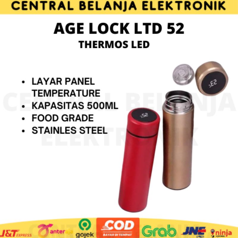 Botol Thermos LED Age Lock LTD 52 / termos digital LTD 52