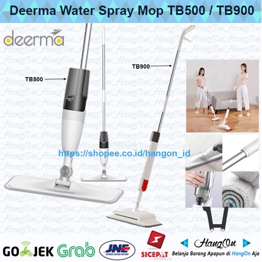 Deerma Water Spray Mop Pel Sapu Semprot Sweeper TB900 / TB500 - TB900 Pelan Lantai Anti Becek Cepat Kering