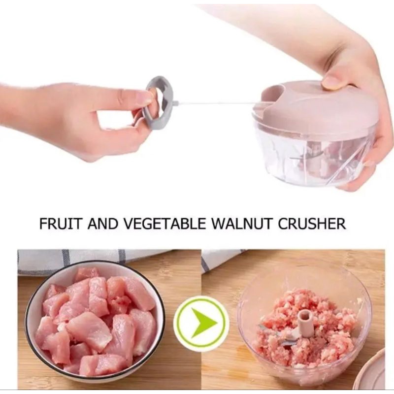 BLENDER PUTAR MINI MANUAL CHOPPER PEMOTONG CABE BAWANG