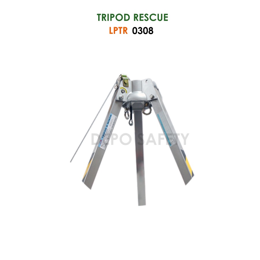Tripod Rescue Kapasitas Berat 140 Kg Leopard LPTR 0308