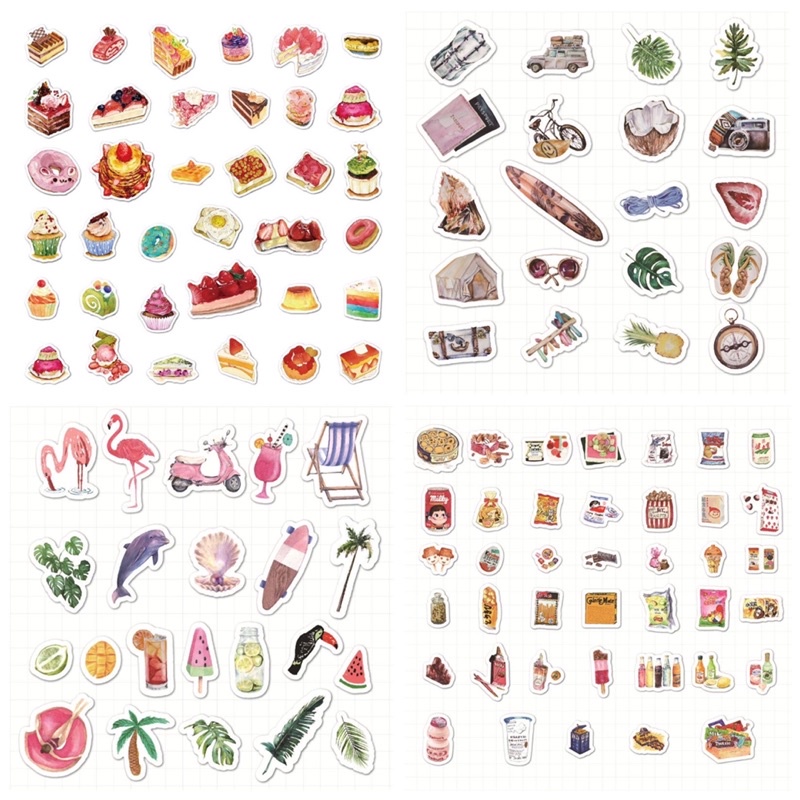 

CUTE Deco Sticker Planner DIY Scrapbook Stiker Lucu Dekor