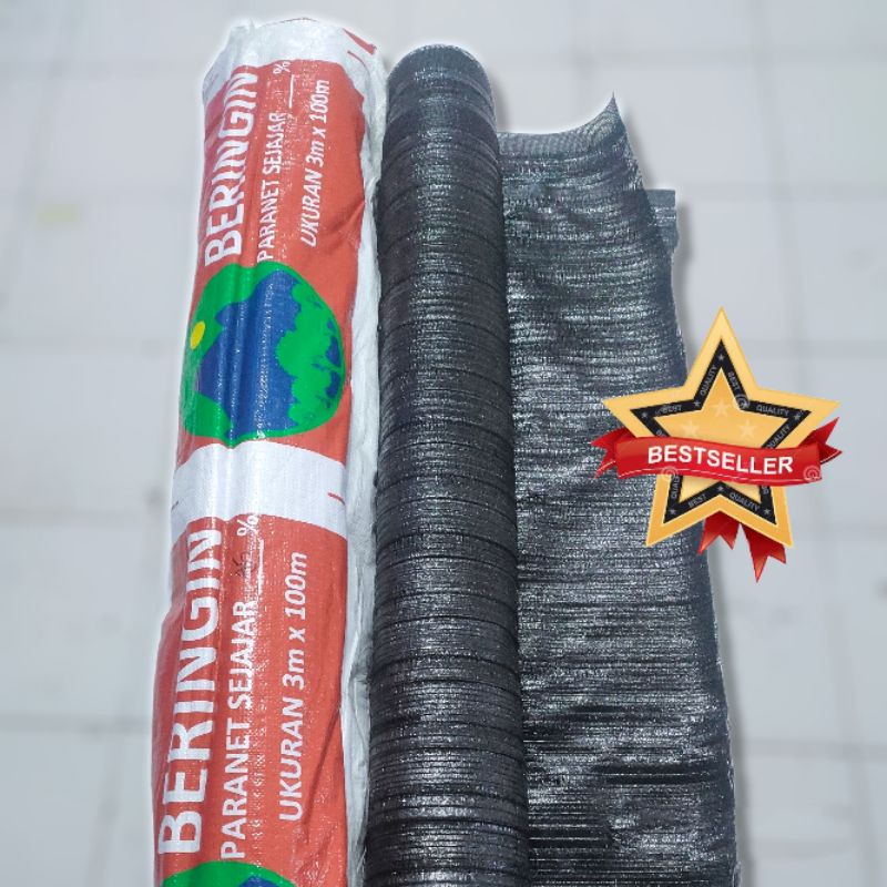 JARING PARANET 85% / PARANET TANAMAN 1 ROLL PANJANG 100 METER LEBAR 3 METER