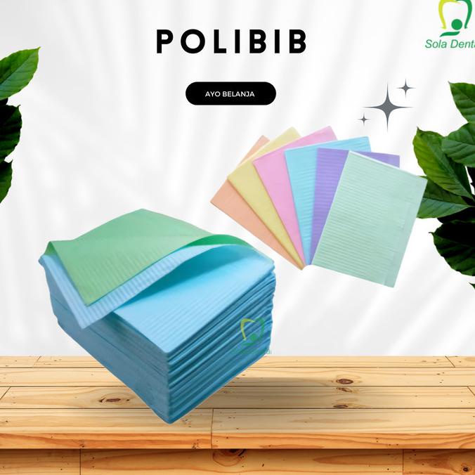 Polibib Polybib Dental Bib Polibib Celemek Apron Pasien Dental