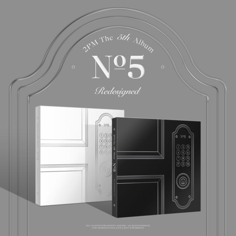 (Sealed) 2PM 5th Album No 5 Redesign