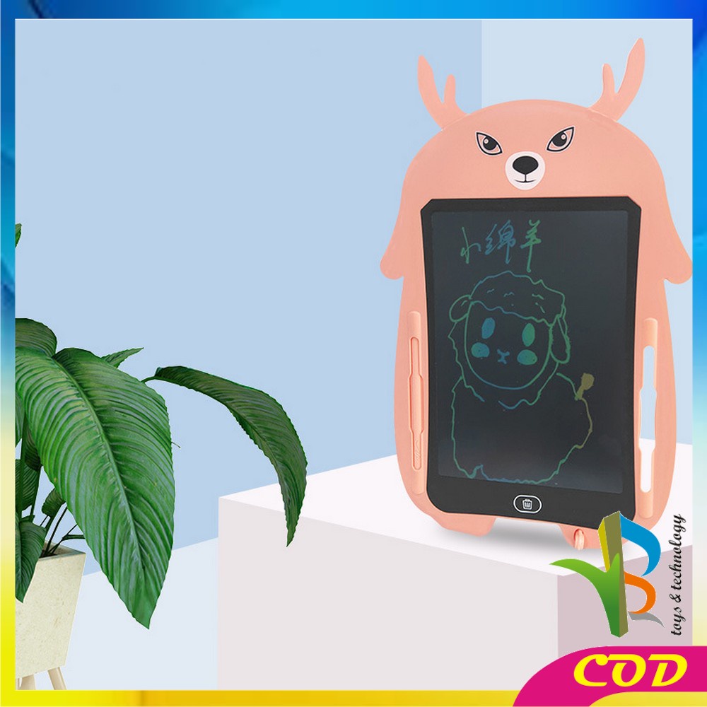 RB-M299 Papan Tulis Anak LCD Writing Tablet 8.5inch Karakter Board Tablet  Alat Tulis Mainan Edukasi Anak