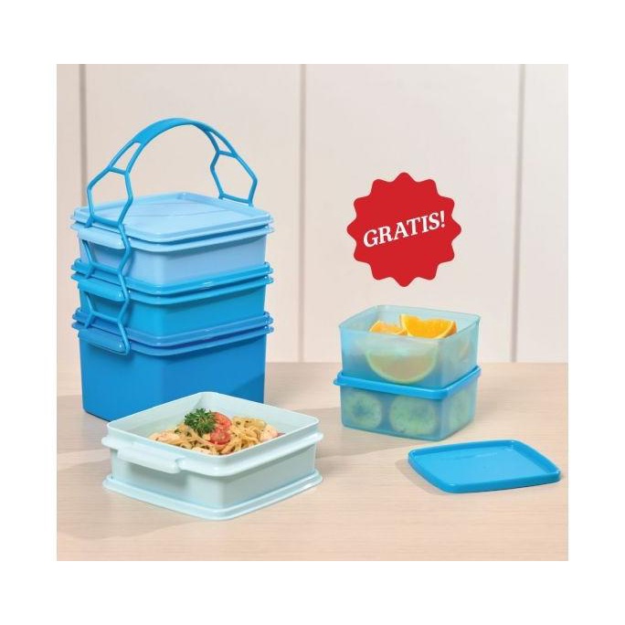 rantang tupperware 4 susun freee original tupperware