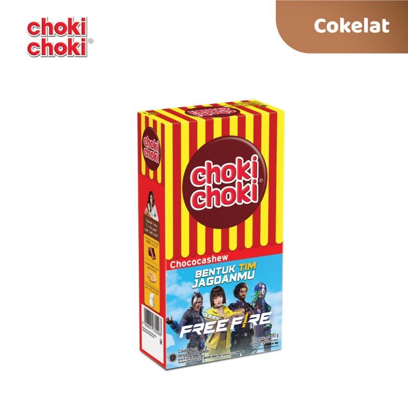 

Choki Choki Choco Cashew isi 20 pcs x 9gr