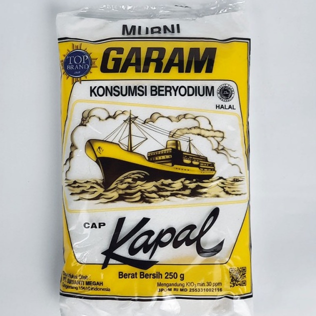 

GARAM CAP KAPAL 250GR BERYODIUM