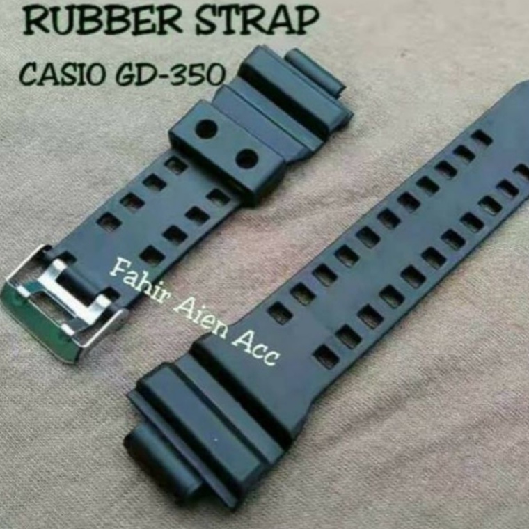 STRAP TALI JAM TANGAN CASIO G-SHOCK GD-350 GD350 GD 350 BONUS PEN TALI