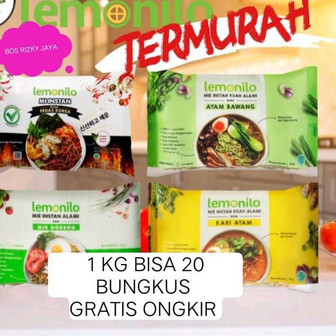 

6.6 Promo >> LEMONILO MIE MI SEHAT GORENG KUAH KARI AYAM BAWANG KOREA KERING READY