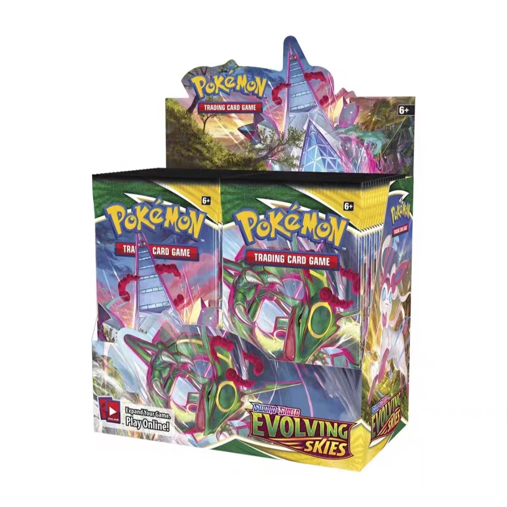 【COD】360pcs Kartu Pokemon Trading Card Game EVOLVING/DARKNESS Edisi Inggris Playing Card Collection SUN&amp;MOON