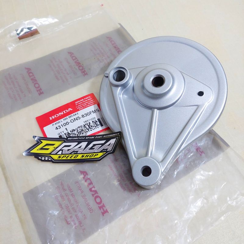 Panel Tutup Tromol Belakang Astrea Grand Prima Star Legenda Win Supra Asli Original Honda AHM 43100-