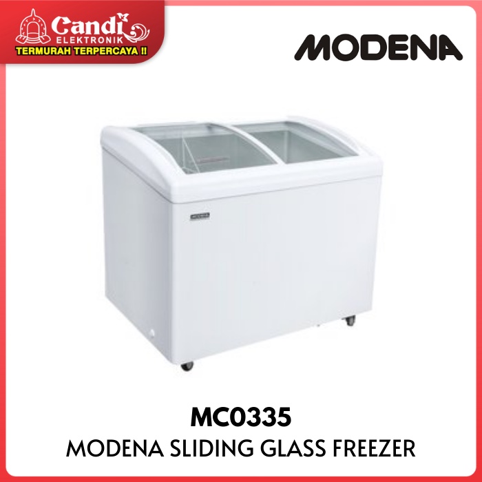 MODENA Slidding Glass Freezer  Kapasitas 336 Liter MC0335
