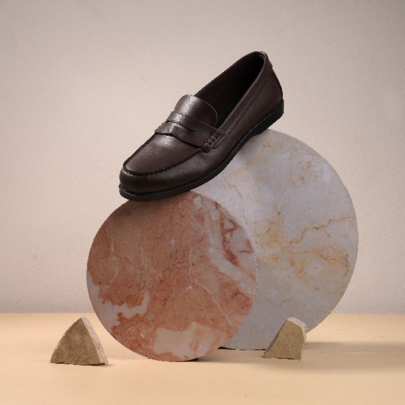 Sepatu Kerja Pria Pantofel Hitam Coklat