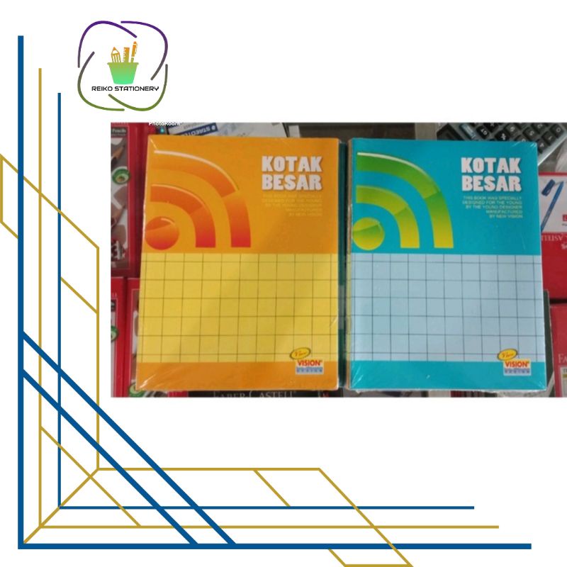 

Buku kotak besar Vision Isi 30 lembar