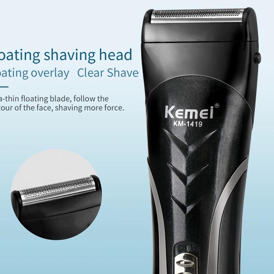 Harga Khusus--ZILLO Mesin Pencukur Rambut KEMEI 3in1 Alat Cukur Rambut Kumis Jenggot Bulu Hidung Pot