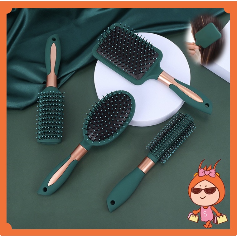 Reseller Welcome - S5648 Sisir Rambut Anti Kusut / Sisir Rambut Anti Rontok / Sisir Statis Anti Kusu