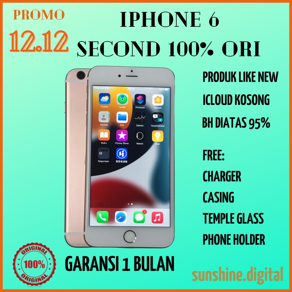 iPhone 6 16/64GB with Finger Print Second batangan