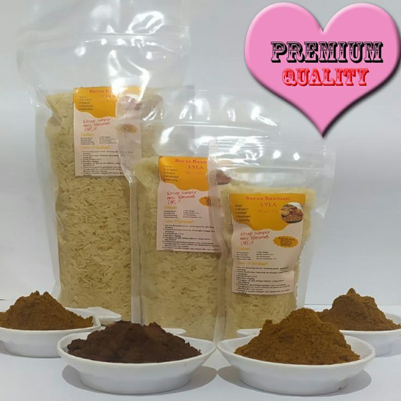 

beras basmati lyla + bumbu ukuran 500 gram