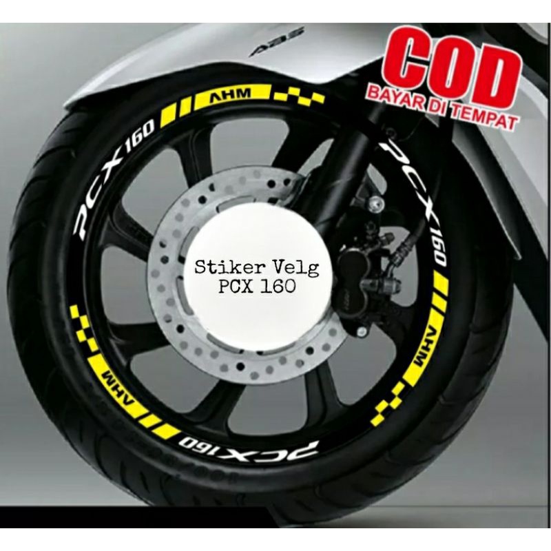 Stiker Velg PCX 160 Stiker Velg PCX 160 Menyala