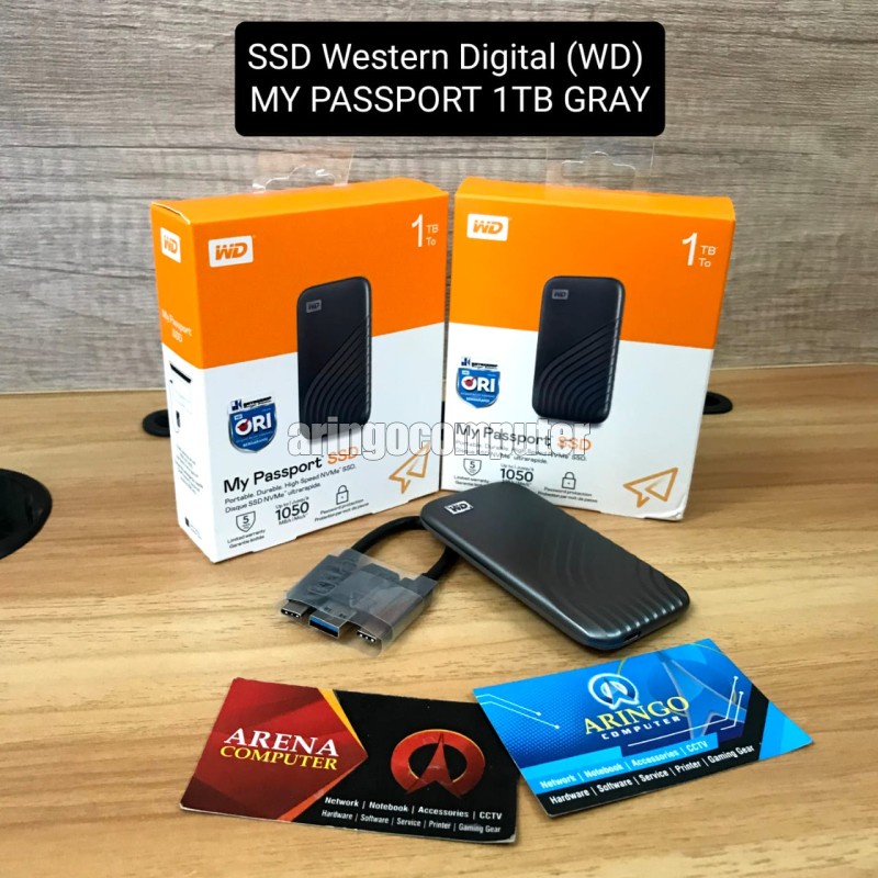 SSD Western Digital (WD) MY PASSPORT 1TB GRAY