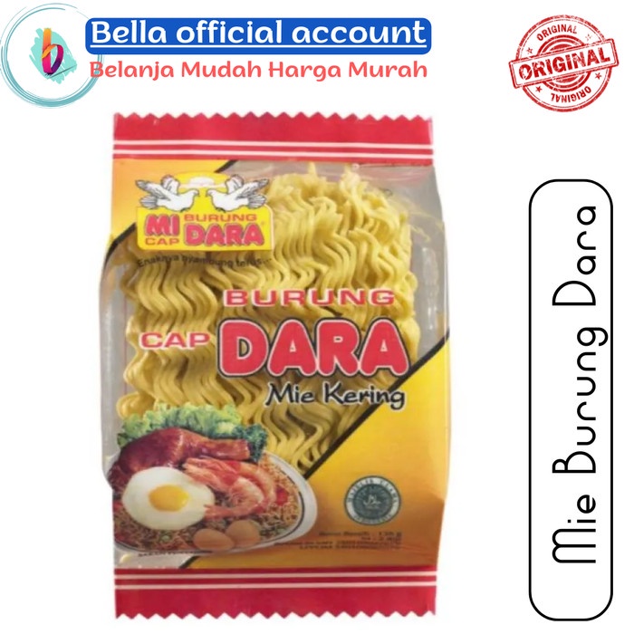 

Mi Cap Burung Dara Mie Kering Original 136 gr / Pipih 140 gr