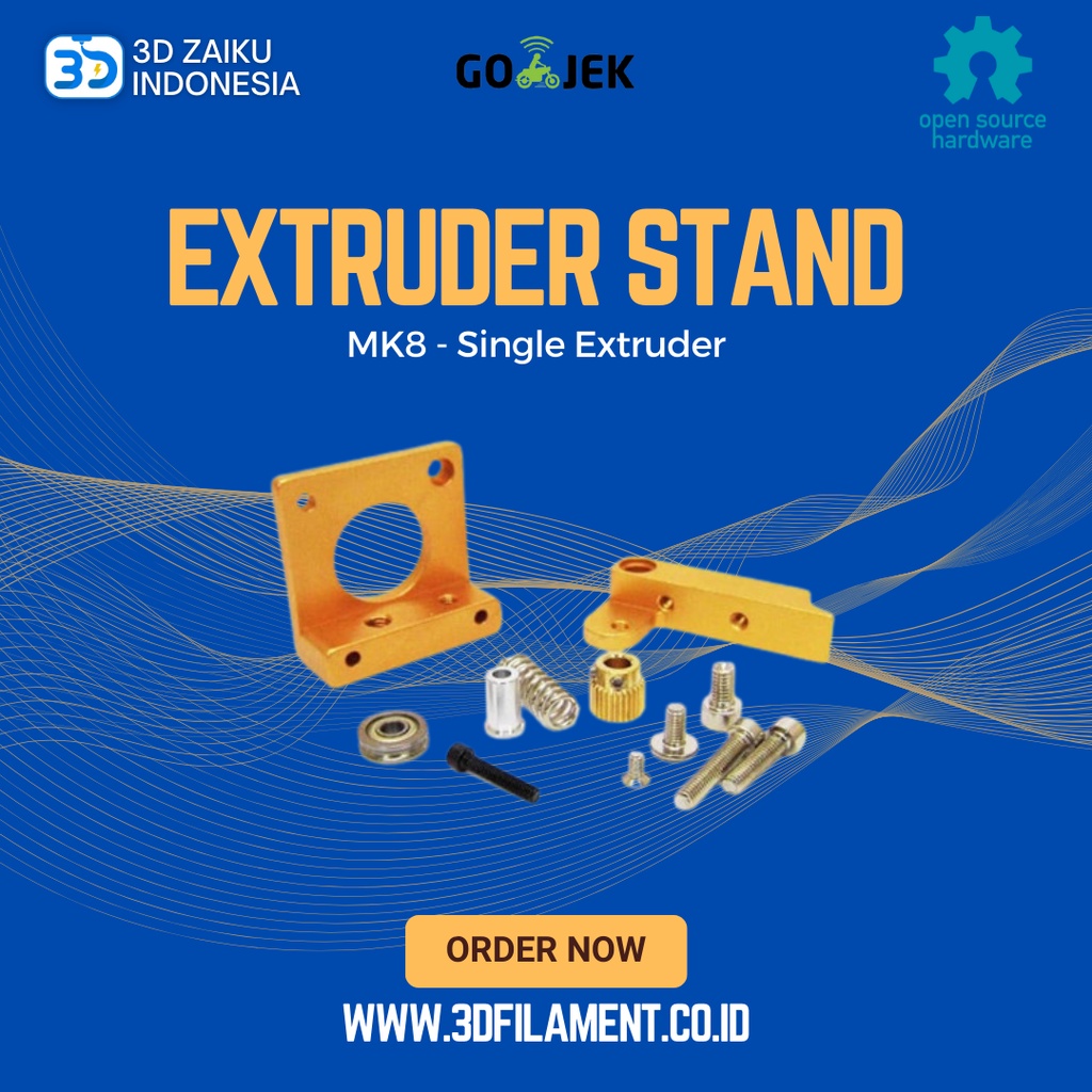 Reprap 3D Printer MK8 Extruder Stand Single Extruder