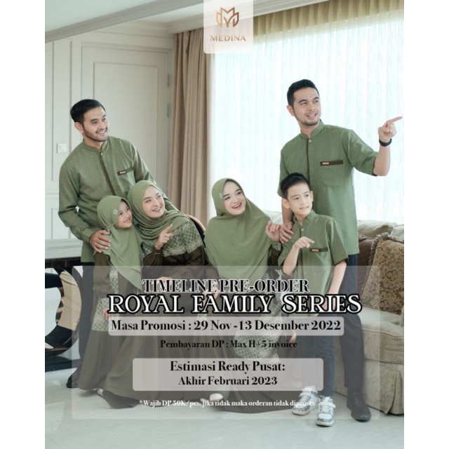 ORI SARIMBIT ROYAL FAMILY SERIES BY MEDINA (OPEN PO)