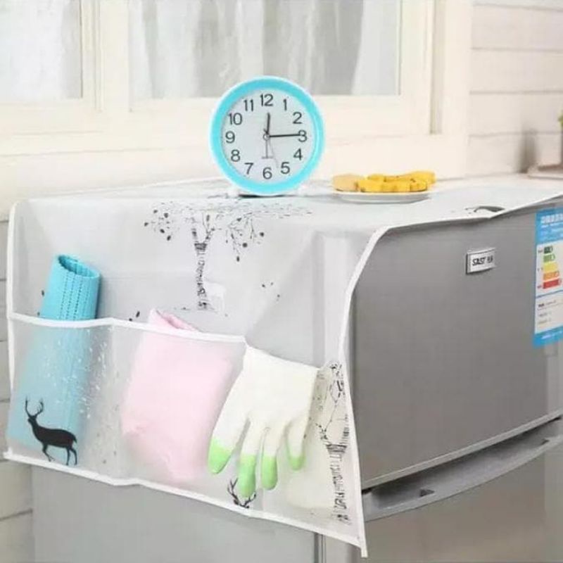 Penutup Kulkas Waterproof Taplak Kulkas Penutup Kulkas