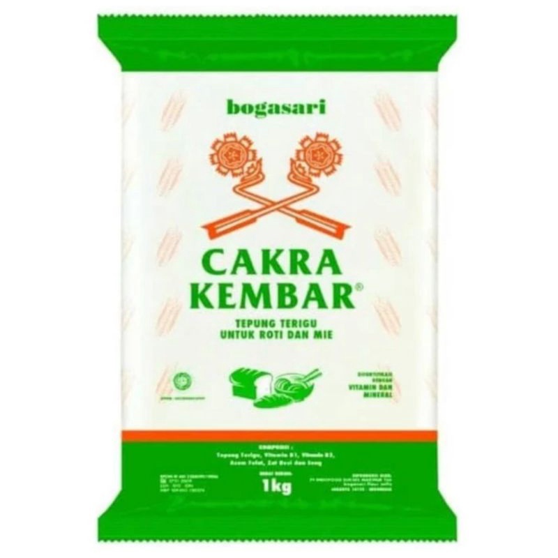 

Cakra Kembar Repack 1KG Bogasari