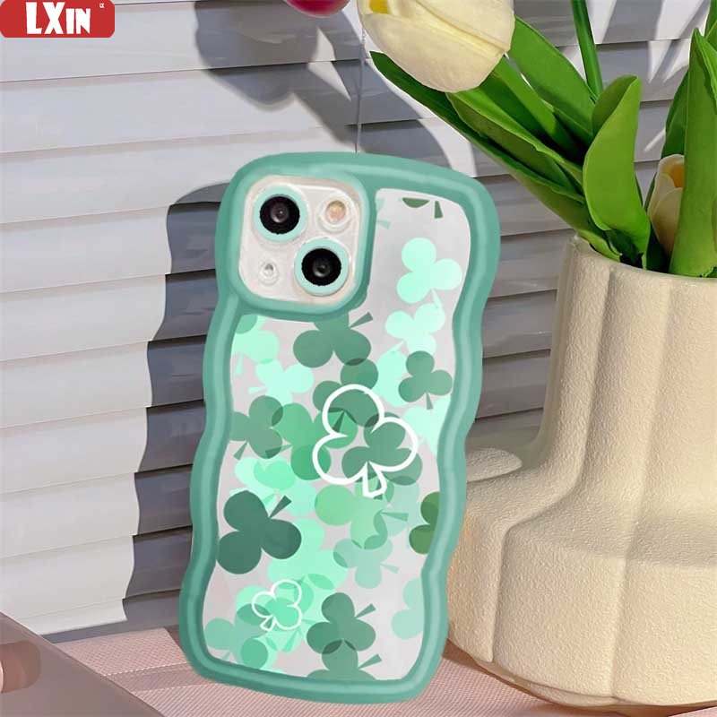 New Case Realme 10 C33 C30 C31 C35 C21Y C25Y Realme C11 C25 C17 C15 C12 C3 C2 Realme 8i 7i 5 5i 6i 7 Pro Peach Jantung Gelombang Tepi TPU Phone Case Cover