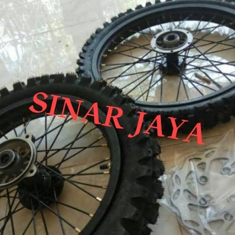 PAKET KOMPLIT VELG KLX 16 19 - 18 21 - PAKETAN VELG CROSS TRAIL CRF