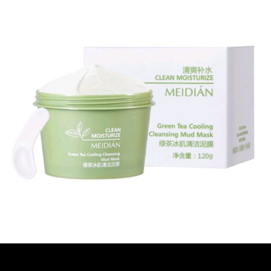 READY STOCK Masker Wajah Green Tea Cleansing Clay Mask 100GR Masker Wajah Green Tea Clay Mask Pore Clean Clay Mask 100GR